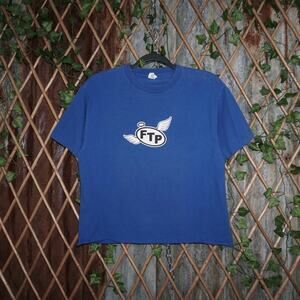Medium - FTP F**K the population angel bubble crop t-shirt